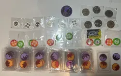 TCG Pokemon Cards Merch Bundle. Card Dividers, ETB Sleeves, Coins, Badges, Dices - Image 5