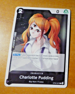 ONE PIECE ENGLISH CARD GAME CARTE CHARLOTTE OP09-087 EN JCC NM - Image 1