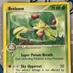 Breloom 33/100 Non Holo EX Sandstorm Pokemon Card Vintage 2003 LP - Image 2