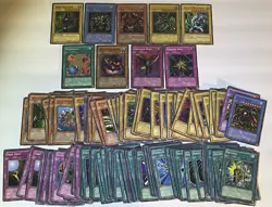 Vintage Yu-Gi-Oh Card Lot Collection 150 Total Cards Holos Commons All Pictured - Image 1
