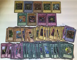 Vintage Yu-Gi-Oh Card Lot Collection 150 Total Cards Holos Commons All Pictured - Image 2