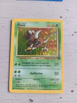 Pokemon TCG Pinsir Holo Rare Card 9/64 Base Set - Image 1