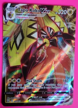 Tapu Koko VMAX 051/163 Ultra Rare SWSH05: Battle Styles Pokemon Card - Image 1