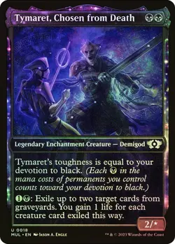 Foil Tymaret, Chosen from Death (Showcase) [March of the Machine] MTG - Image 1