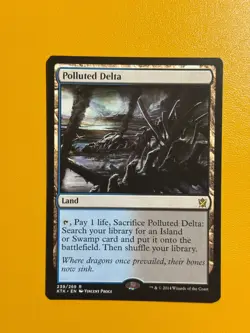 Polluted Delta Khans of Tarkir (English) Magic The Gathering (MTG) LP/NM - Image 1