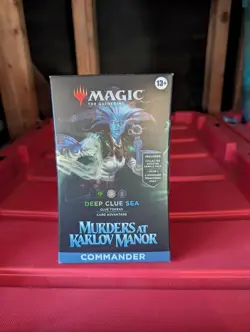 MTG Murders at Karlov Manor Deep Clue Sea Commander Deck - Sealed BRAND NEW - Image 1