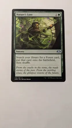 Nature's Lore Dominaria Remastered Uncommon 170 DMR MTG Magic - Image 1