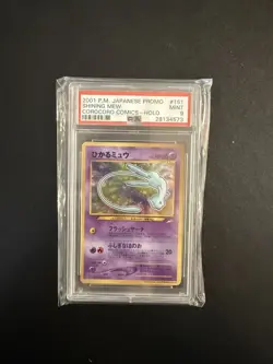 2001 Pokemon JPN Promo Corocoro Comics Foil #151 Shining Mew PSA 9 - Image 3
