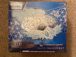 Pokemon S&V STELLAR CROWN POKEMON CENTER ELITE TRAINER BOX ETB FACTORY SEALED - Image 1