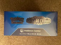 Pokemon S&V STELLAR CROWN POKEMON CENTER ELITE TRAINER BOX ETB FACTORY SEALED - Image 3