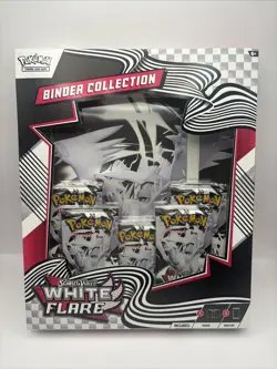 Pokemon TCG: Scarlet & Violet - White Flare Binder Collection Brand New Sealed - Image 1