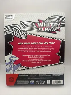 Pokemon TCG: Scarlet & Violet - White Flare Binder Collection Brand New Sealed - Image 2