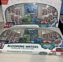 Pokemon 151 Blooming Waters Premium Collection TCG - NEW, SEALED, SET OF 2 - Image 1
