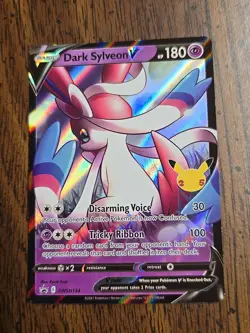 Pokemon 2021 Dark Sylveon V SWSH134 Sword & Shield Promo - Image 1