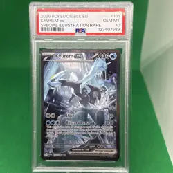 2025 Pokemon BLK EN - Black Bolt 165 Kyurem EX PSA 10 Special Illustration Rare - Image 1