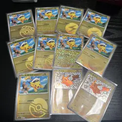 Pokemon TCG Chinese Horizon Gem Pack Various Pikachu ( Captain And Shiny) Lot - Image 1
