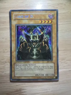 YUGIOH Lord of D. BPT-004 Promo Secret Rare Reverse Foil Error LP - Image 1