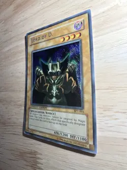 YUGIOH Lord of D. BPT-004 Promo Secret Rare Reverse Foil Error LP - Image 3