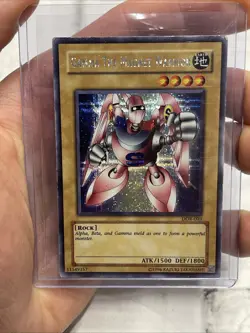 Yugioh! Gamma The Magnet Warrior DOR-003 Secret Rare LP Lightly Played Card - Image 2