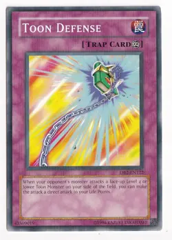 Toon Defense - DB2-EN122 - Common - Unlimited Edition YUGIOH NM - Image 1
