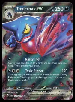 Toxicroak ex 131/198 SV01: Scarlet & Violet Base Set Pokemon Card - Image 1