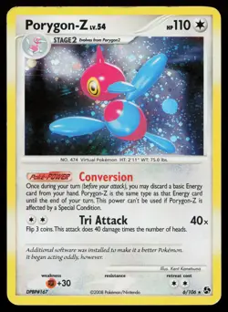 Porygon-Z 6/106 Holo Rare Great Encounters Pokemon Card - Image 1