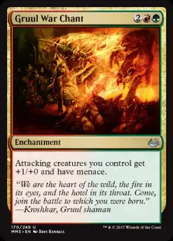 Gruul War Chant - Light Play MTG Modern Masters 2017 - Image 1