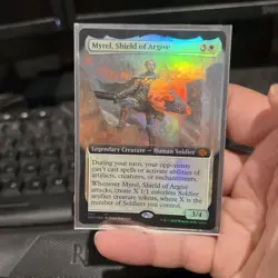 Myrel, Shield of Argive (Extended Art) #305 (Foil) NM Brothers' War Magic MTG - Image 1