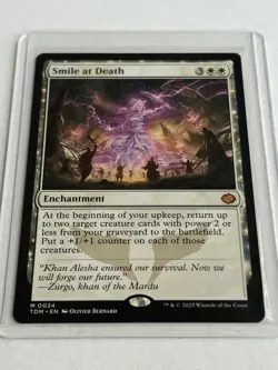 Smile at Death - Tarkir: Dragonstorm (TDM) - MTG Mythic Rare #24 | Regular Card - Image 3