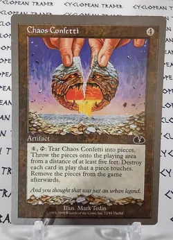 CHAOS CONFETTI mtg LP Unglued 1 Common - Image 1