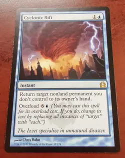 CYCLONIC RIFT mtg LP Return To Ravnica 1 Rare - Image 1
