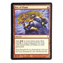 Rite of Flame MP Coldsnap Common MTG See Photos Magic the Gathering - Image 1