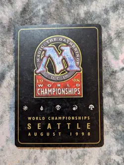 Aura of Silence Magic The Gathering MTG Gold Border Championship Seattle 1998 - Image 2