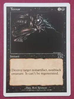 Magic The Gathering 6TH EDITION TERROR black card MTG SIXTH - Image 1