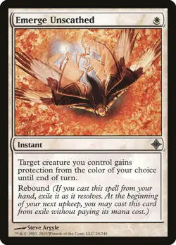 1x Emerge Unscathed - NM/LP - Zendikar Block - SPARROW MAGIC mtg - Image 1