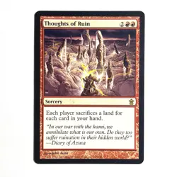 Thoughts of Ruin LP Saviors of Kamigawa Rare MTG See Photos Magic - Image 1