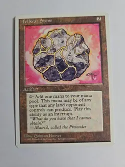 Fellwar Stone (4th Edition) x1 MTG ENGLISH Rare - Check My Store! - Image 2