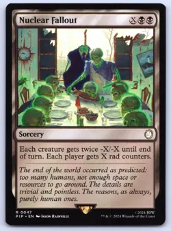 Nuclear Fallout - Universes Beyond Fallout - MTG - Magic - Near Mint - Image 1