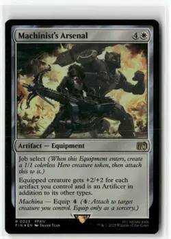 Machinist's Arsenal FOIL - FINAL FANTASY MTG NM - Image 1