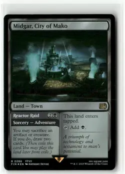 Midgar, City of Mako FOIL - FINAL FANTASY MTG NM - Image 1
