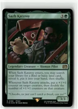 Sazh Katzroy FOIL - FINAL FANTASY MTG NM - Image 1
