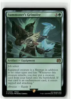 Summoner's Grimoire FOIL - FINAL FANTASY MTG NM - Image 1