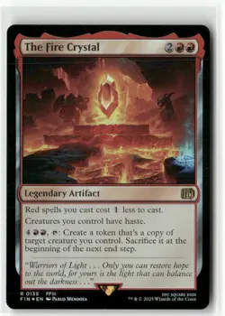 The Fire Crystal FOIL - FINAL FANTASY MTG NM - Image 1