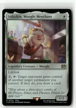 Stiltzkin, Moogle Merchant FOIL - FINAL FANTASY MTG NM - Image 1