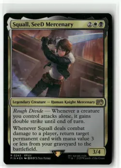 Squall, SeeD Mercenary FOIL - FINAL FANTASY MTG NM - Image 1