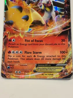 Blaziken EX XY54 XY Black Star Promo Holo Pokemon Card DAMAGED - Image 4