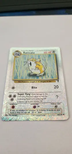 NM Raticate 61/110 Legendary Collection Reverse Holo Pokemon Card - Image 2