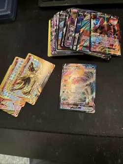 Random Lot, 5 Pokemon Cards X EX GX Break VMax V VStar Full Art - Image 1