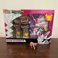 Pokemon Celebrations Dark Sylveon V Collection Box 25th Anniversary - Sealed - Image 1