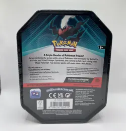 FACTORY SEALED - Pokemon TCG: Triple Whammy Darkrai Tin - Image 2